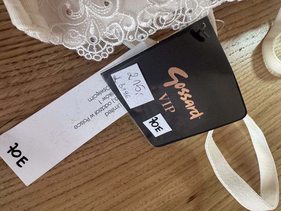 Biustonosz nowy 70E bardotka strapless brytyjskiej firmy Gossard