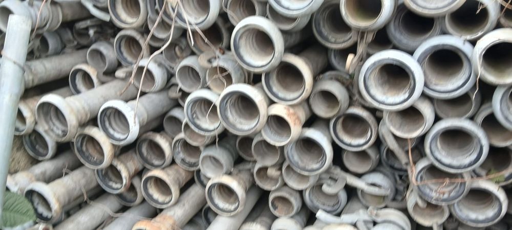 Rury do deszowni aluminiowe 80x6m