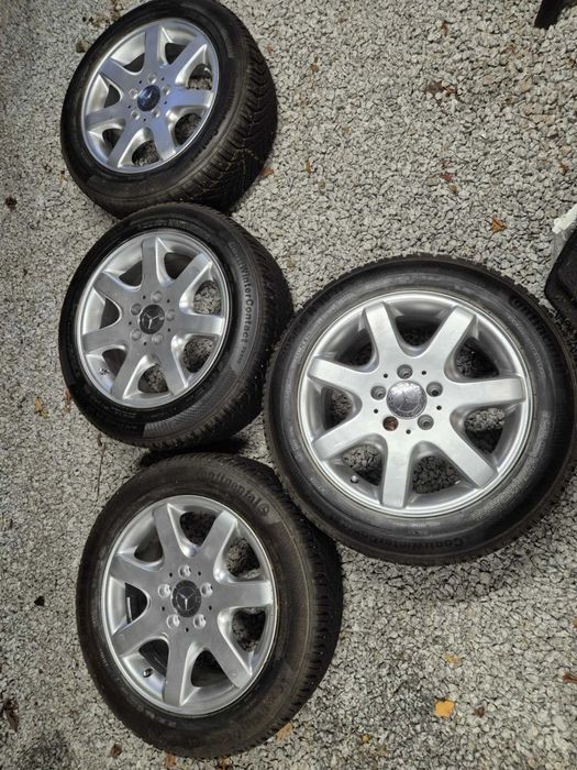 Felgi z oponami zimowymi do Mercedesa SLK R 170
