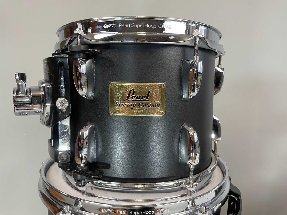 Pearl Session Custom All Maple SRX Black 20"/10"/12"/14" Perkusja