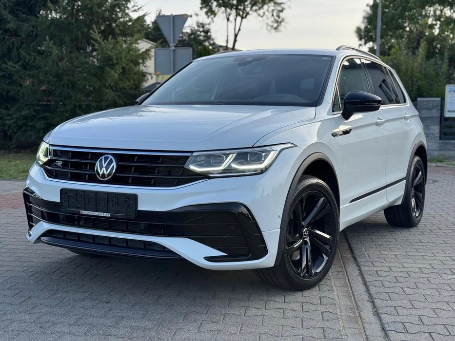 Volkswagen Tiguan VW Tiguan 2.0 TDI 4 Motion R-Line DSG 200 km biała perła