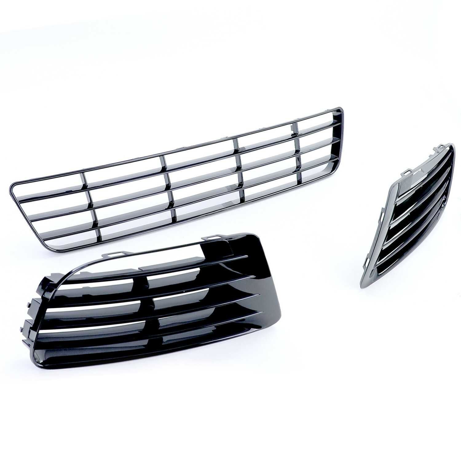 Conjunto grelha de para-choque para Golf 6 de 2009 a 2012 Bumper R20