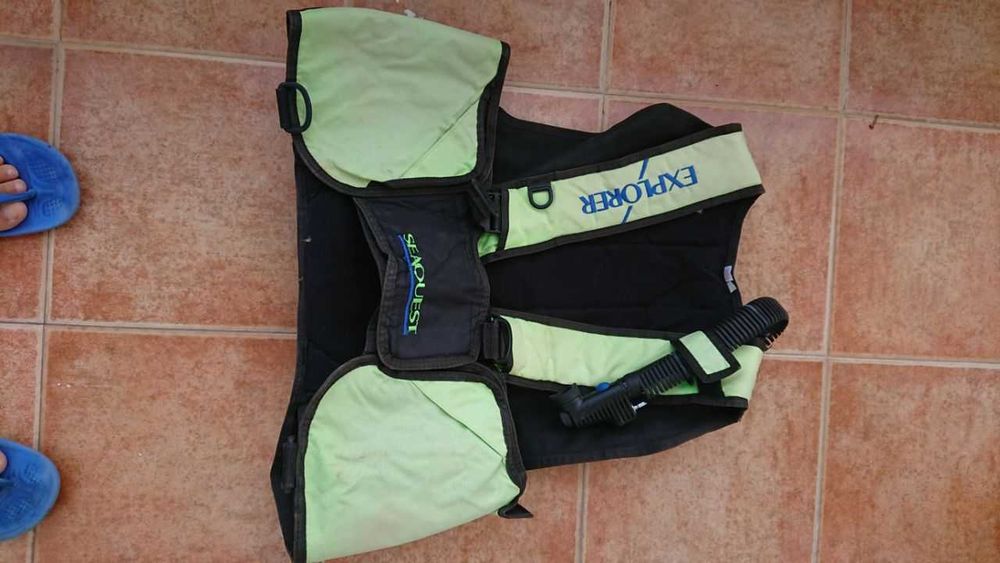 Colete de mergulho BCD Seaquest Explorer, tamanho M/L