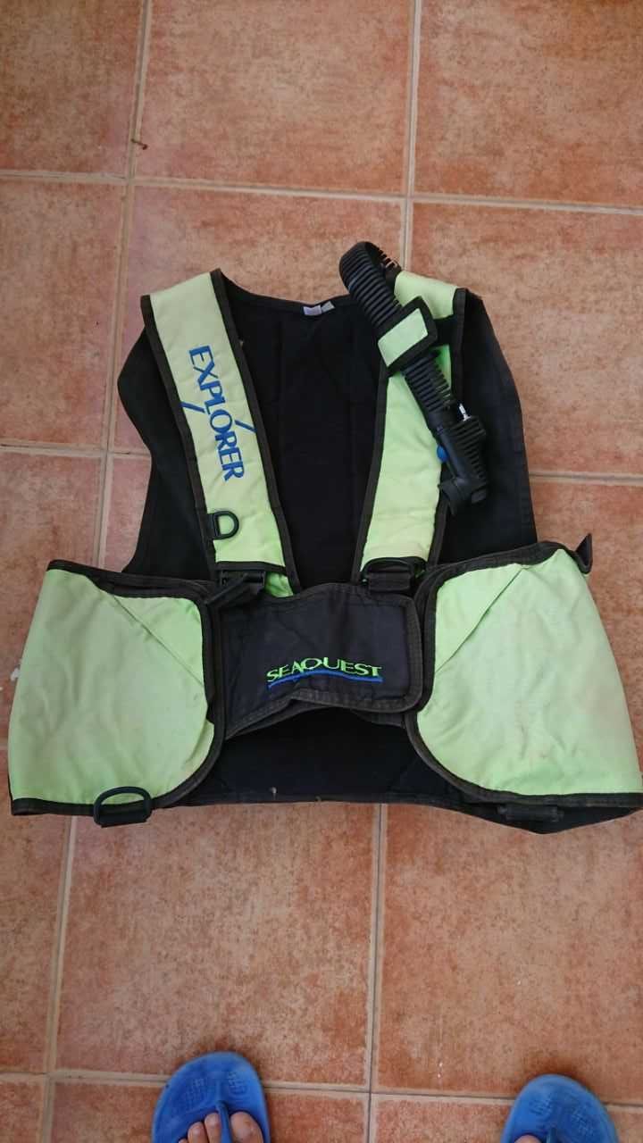 Colete de mergulho BCD Seaquest Explorer, tamanho M/L