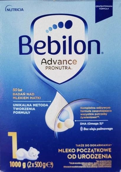 6x Bebilon 1 Advance Pronutra- mleko w proszku