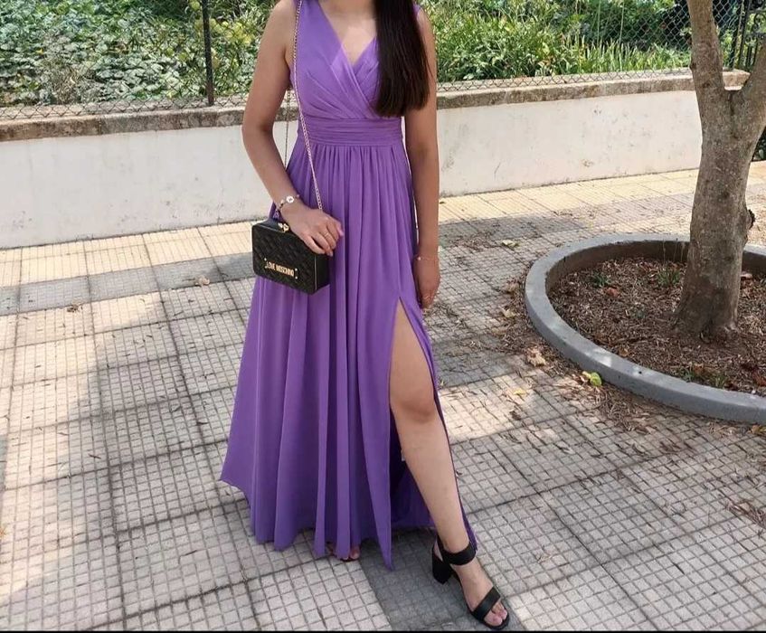Vestido comprido de cerimónia