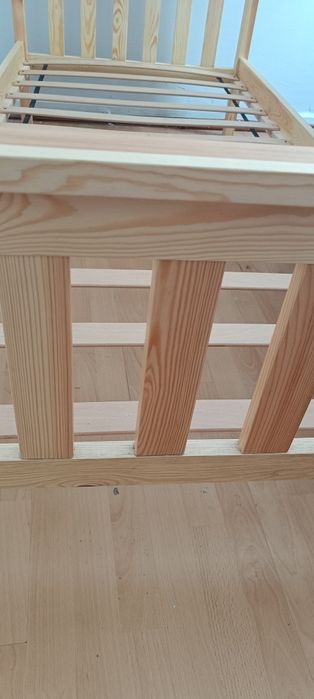 Łóżko pojedyncze drewniane Maxi-Drew IZA 90x200