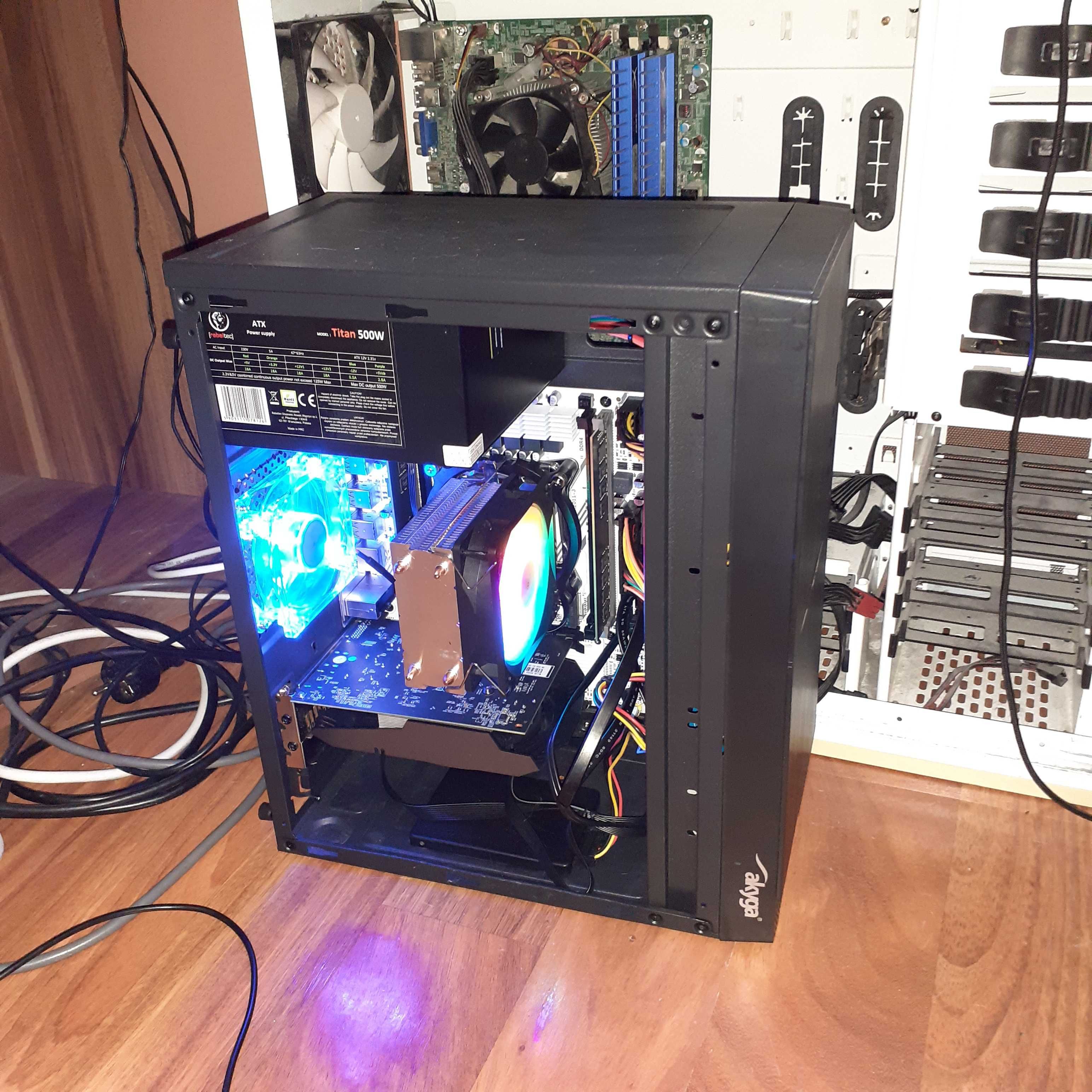 Komputer stacjonarny Intel Xeon,RX550 4Gb,DDR4 16Gb,2xSSD .(1.3.25)