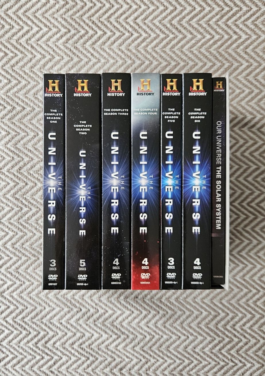 Nowy zestaw 23 Płyty DVD i ksiązka The Universe Collection The Deluxe