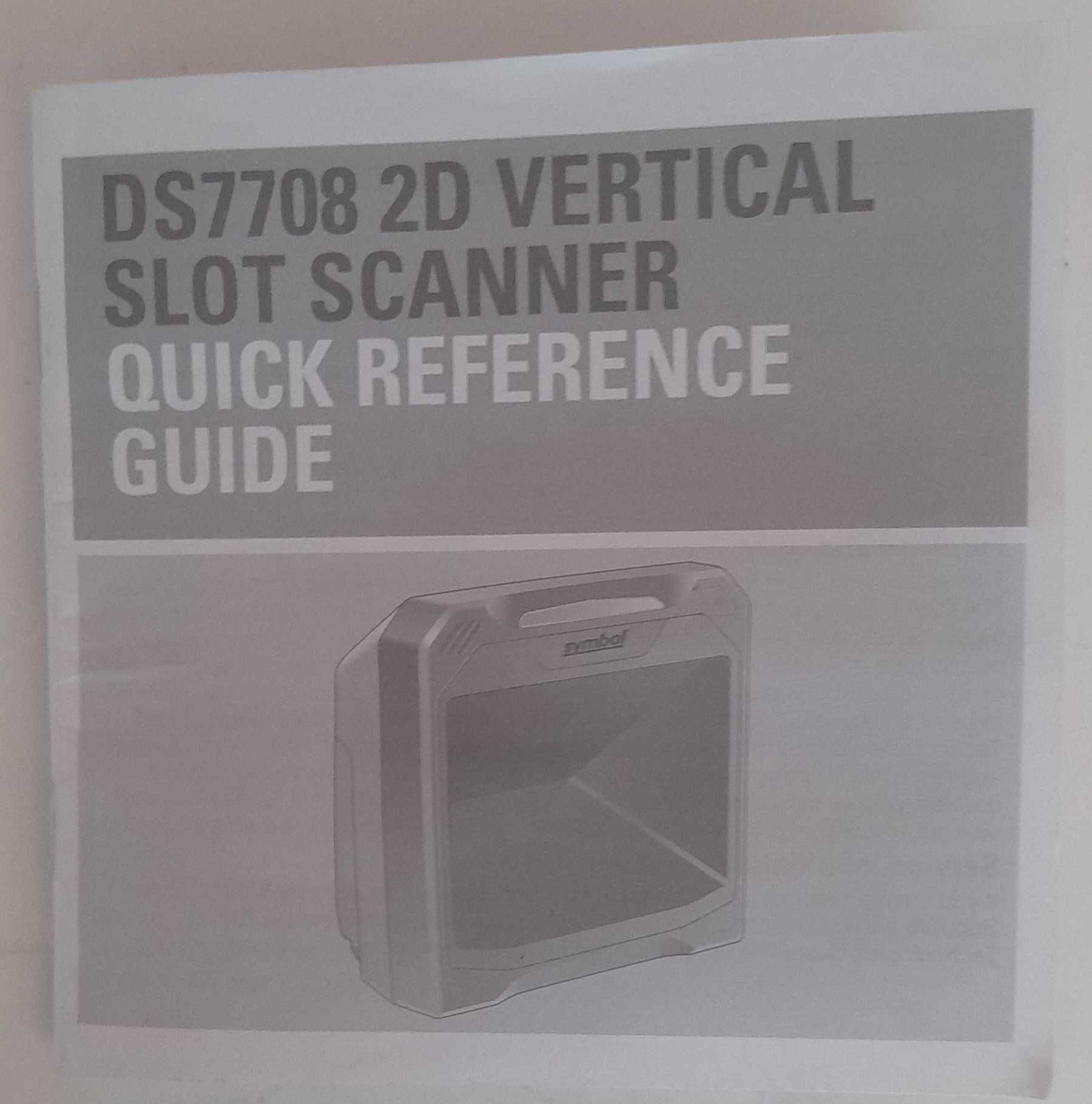 Scanner / Leitor de Código de Barras Symbol DS7708 2D Vertical