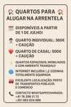 Quarto para arrendar em Arrentetela