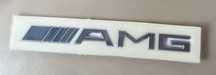 Nowe przyklejane logo AMG srebrne emblemat znaczek logo Mercedes