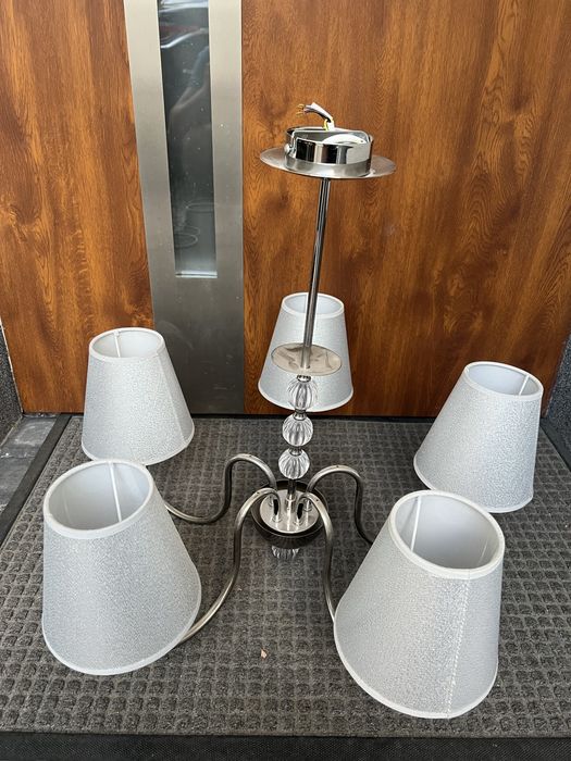 Lampa sufitowa żyrandol alfa 5 punktowy