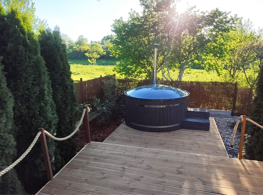 Domek z jacuzzi, sauna Sasino