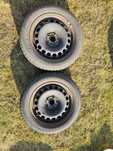 Felgi stalowe 5 x 112  z oponami zimowymi barum 205/55 R16
