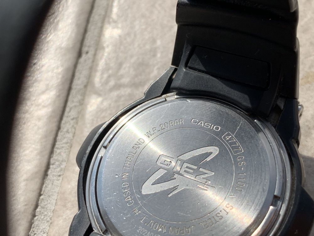 Zegarek męski Casio Giez GS-1100 oryginalny solar waveceptor radio