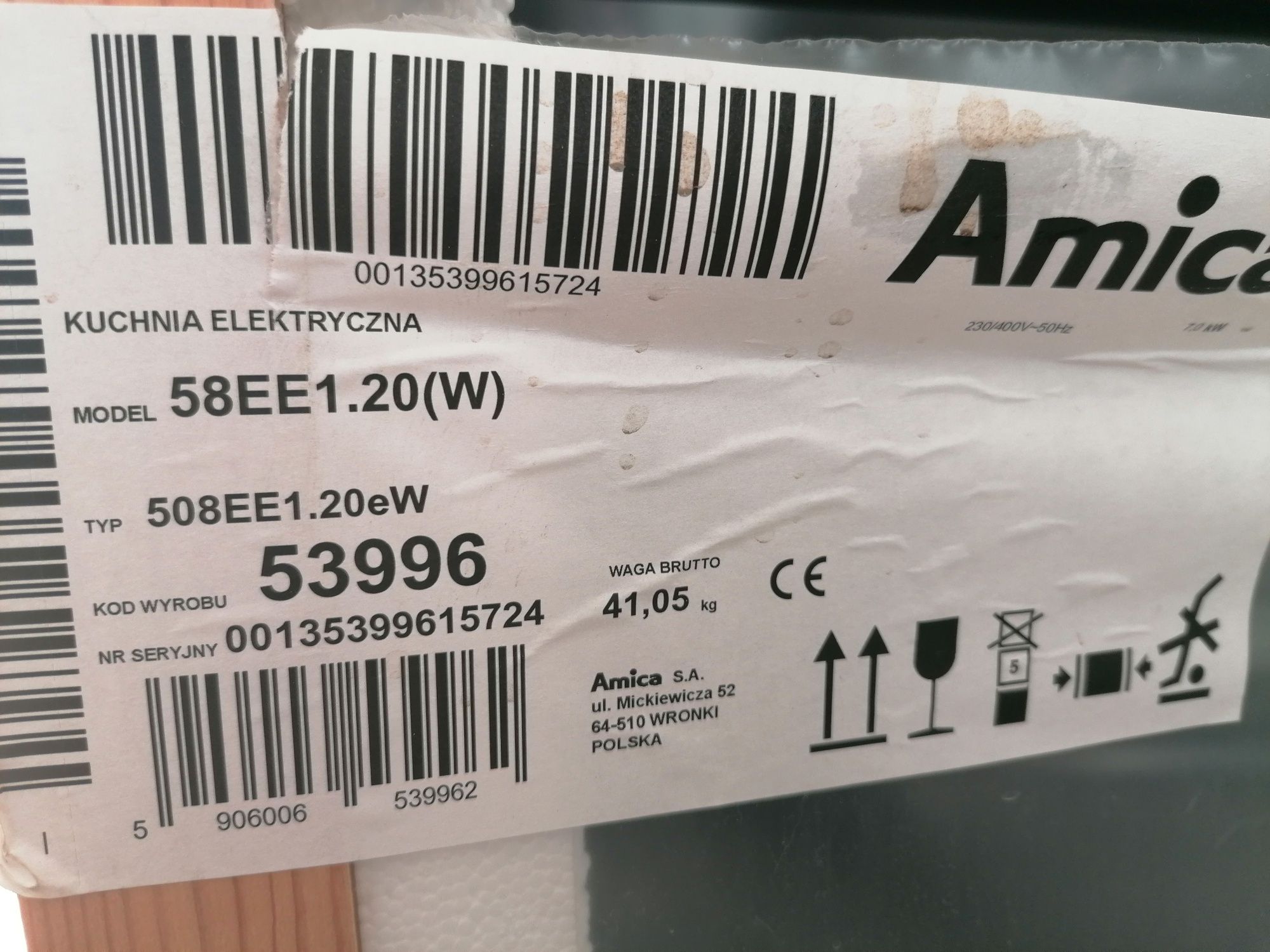 Kuchnia elektryczna Amica