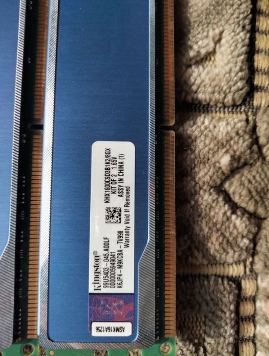 Оперативаная пам'ять Kingston HyperX Blu DDR3(4х4gb)