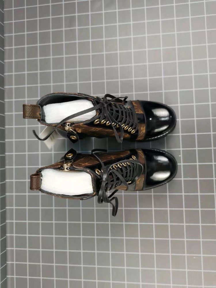 Kozaki Buty Na Obcasie Louis Vuitton LV