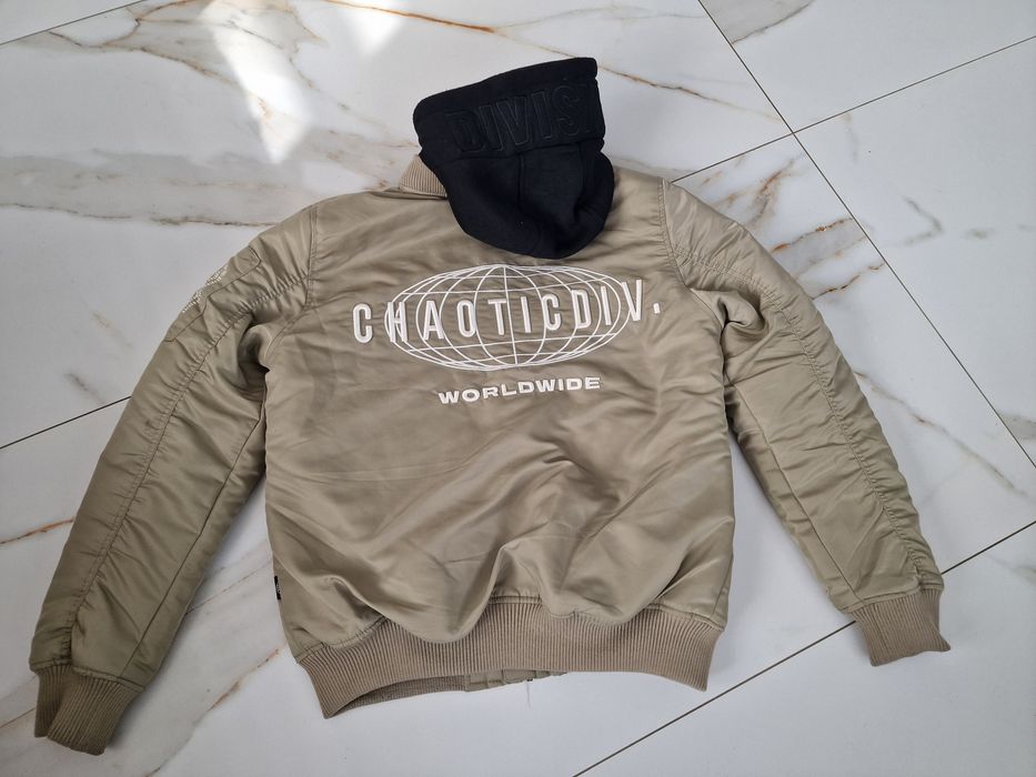 Kurtka meska PitBull bomber z kapturem S