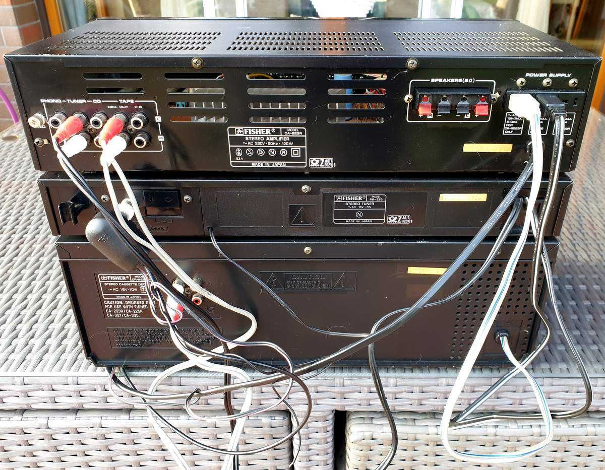 FISHER CA223R FM226 CR-W223R Wieża stereo JAPAN