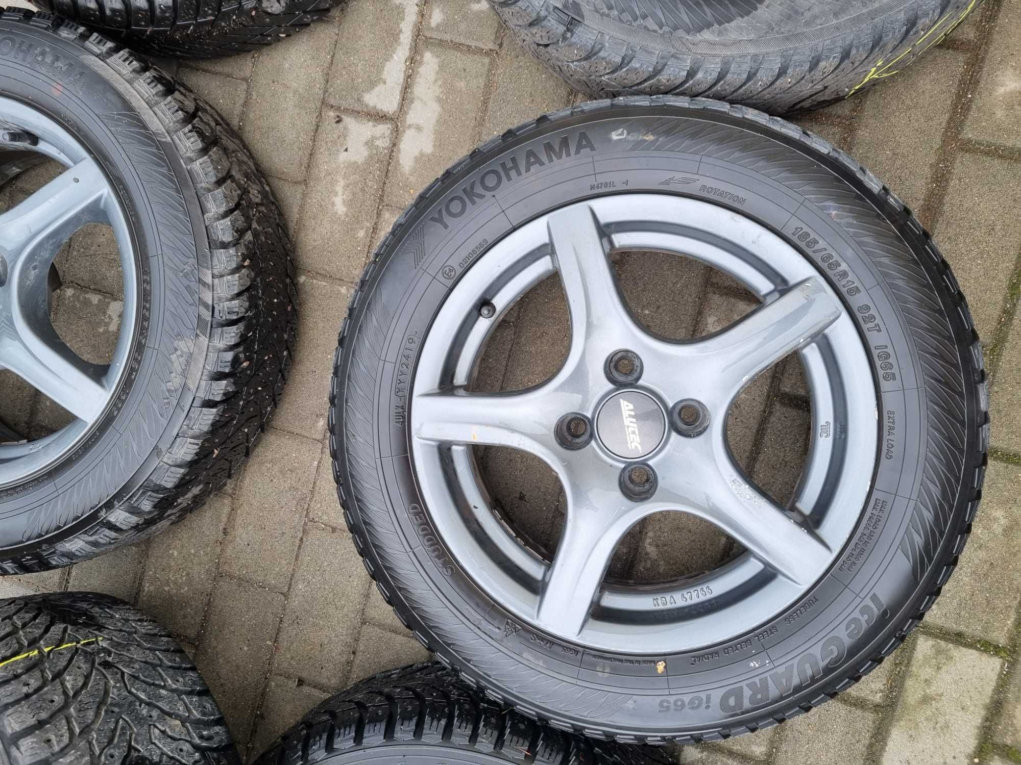 Koła felgi opony zimowe Citroen 185/65 15 4x108 K16