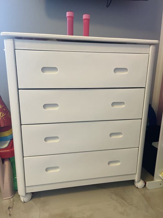 SUPER OFERTA komoda plus wanienka przewijak z regalem na kosmetyki