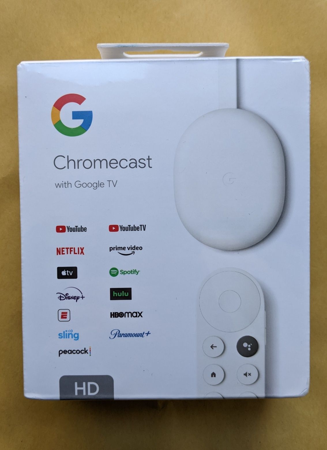 Медиаплеер Google Chromecast with Google TV HD GA03131-US Новые!