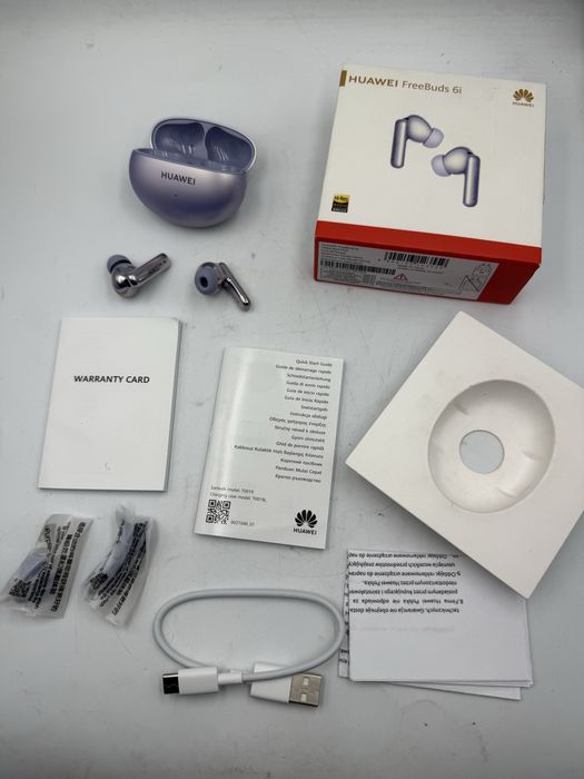 Nowe słuchawki Huawei FreeBuds 6i, Komplet, piękny kolor