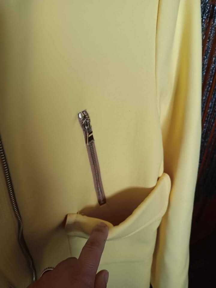 Blaser Zara amarelo M
