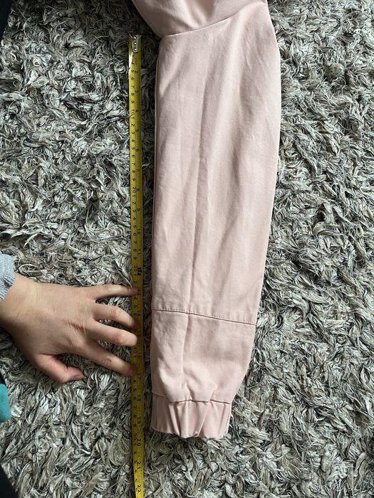 Kurtka damska zimowa ocieplana pudrowy róż roz L