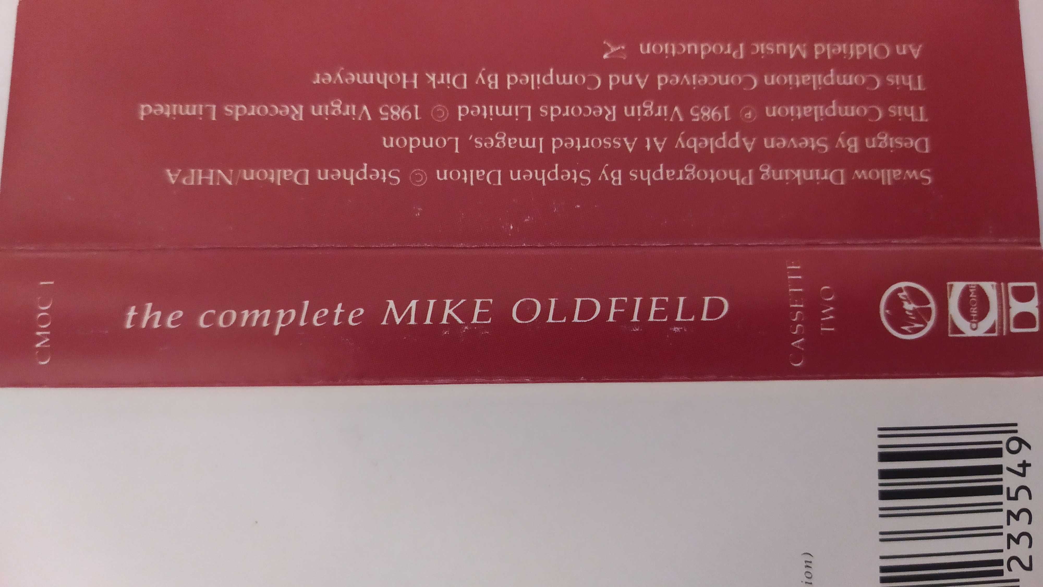 Mike Oldfield the comlete cz 3+4 kaseta Virgin