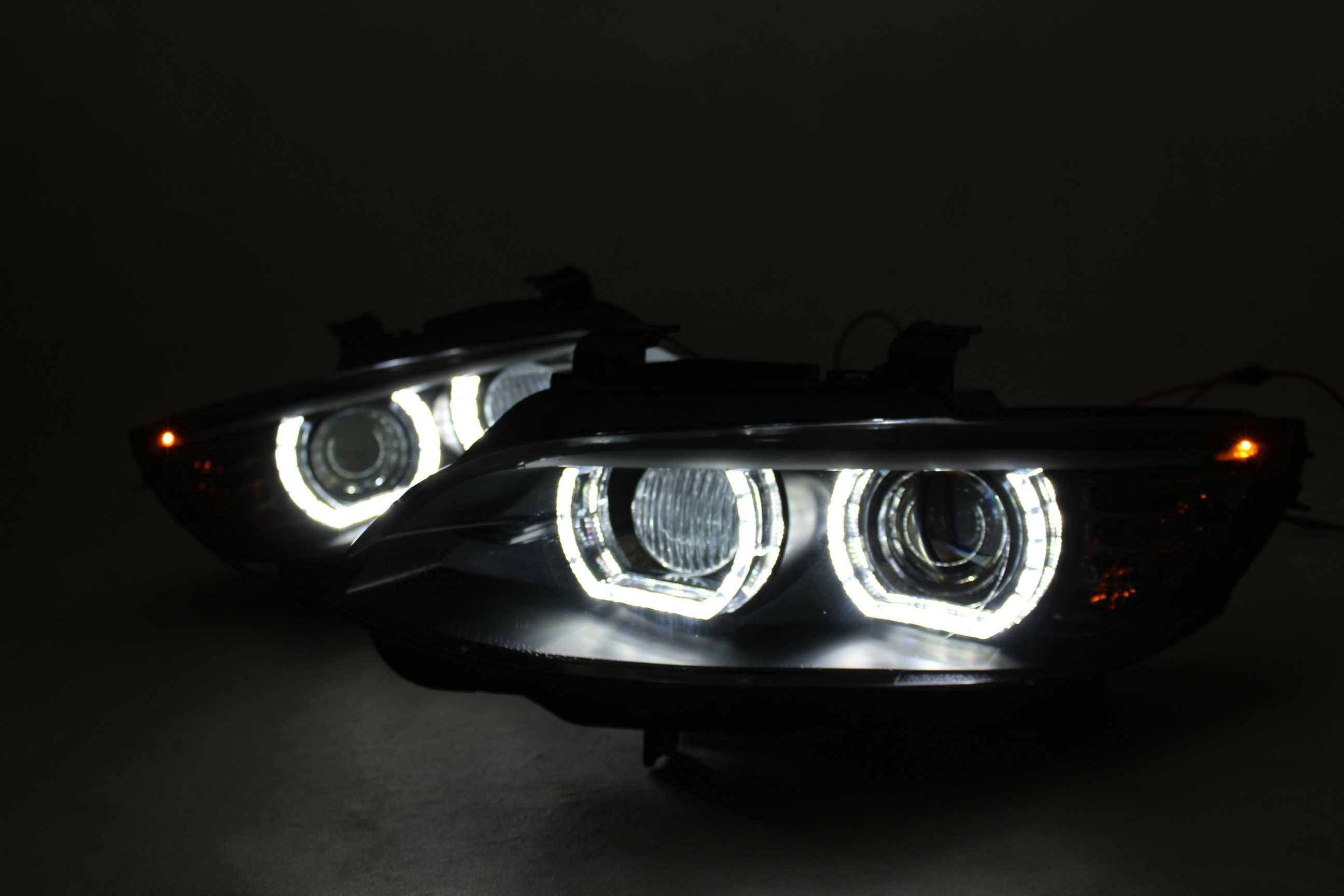 Lampy przednie przód BMW e92 e93 06-11 ANGEL EYES LED XENON DRL AFS !