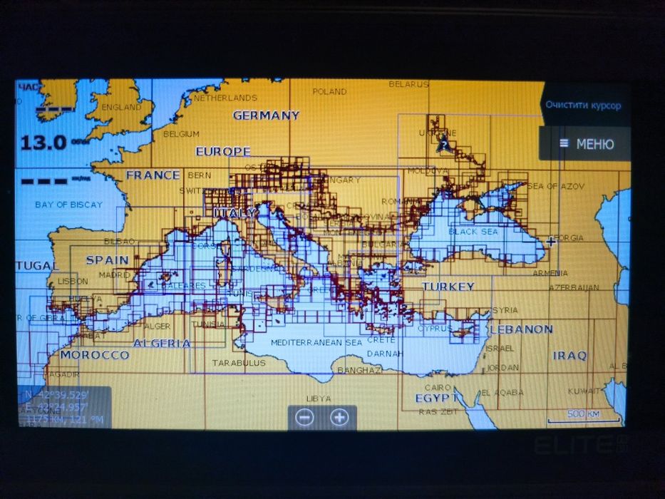 Карти для єхолота Lowrance Navionics 43XG та C-Map весь Дніпро , Десна