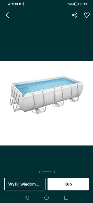 Basen stelażowy 4x2