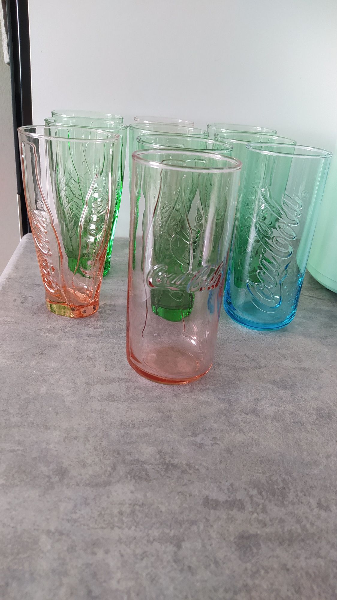 Szklanki Coca-cola