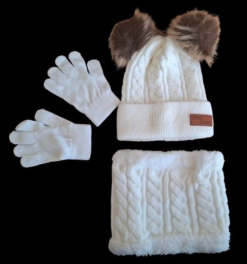 Czapka +komin +rękawiczki