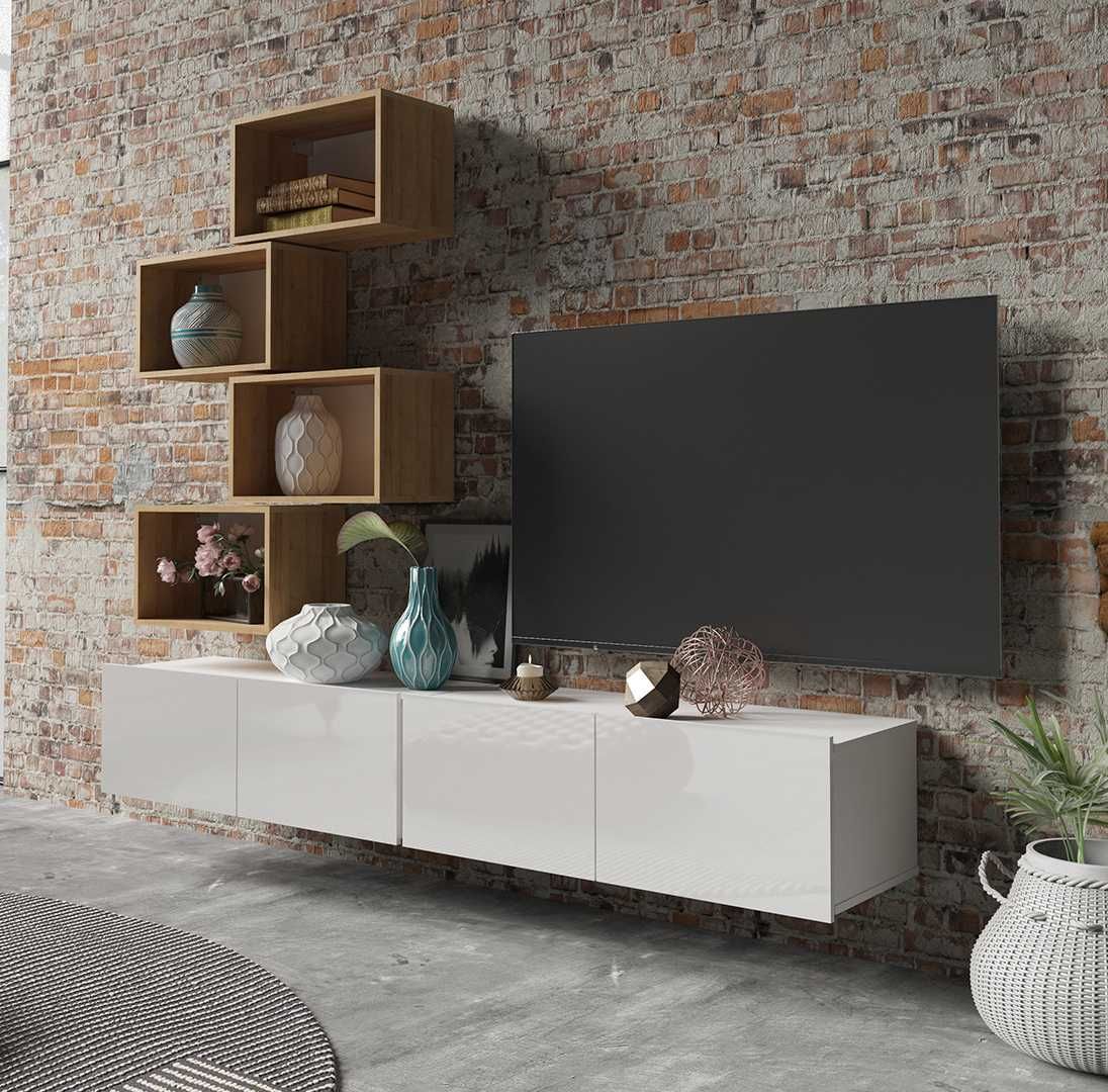 Szafka podwieszana 150x37x43 pod telewizor Darmowa dostawa