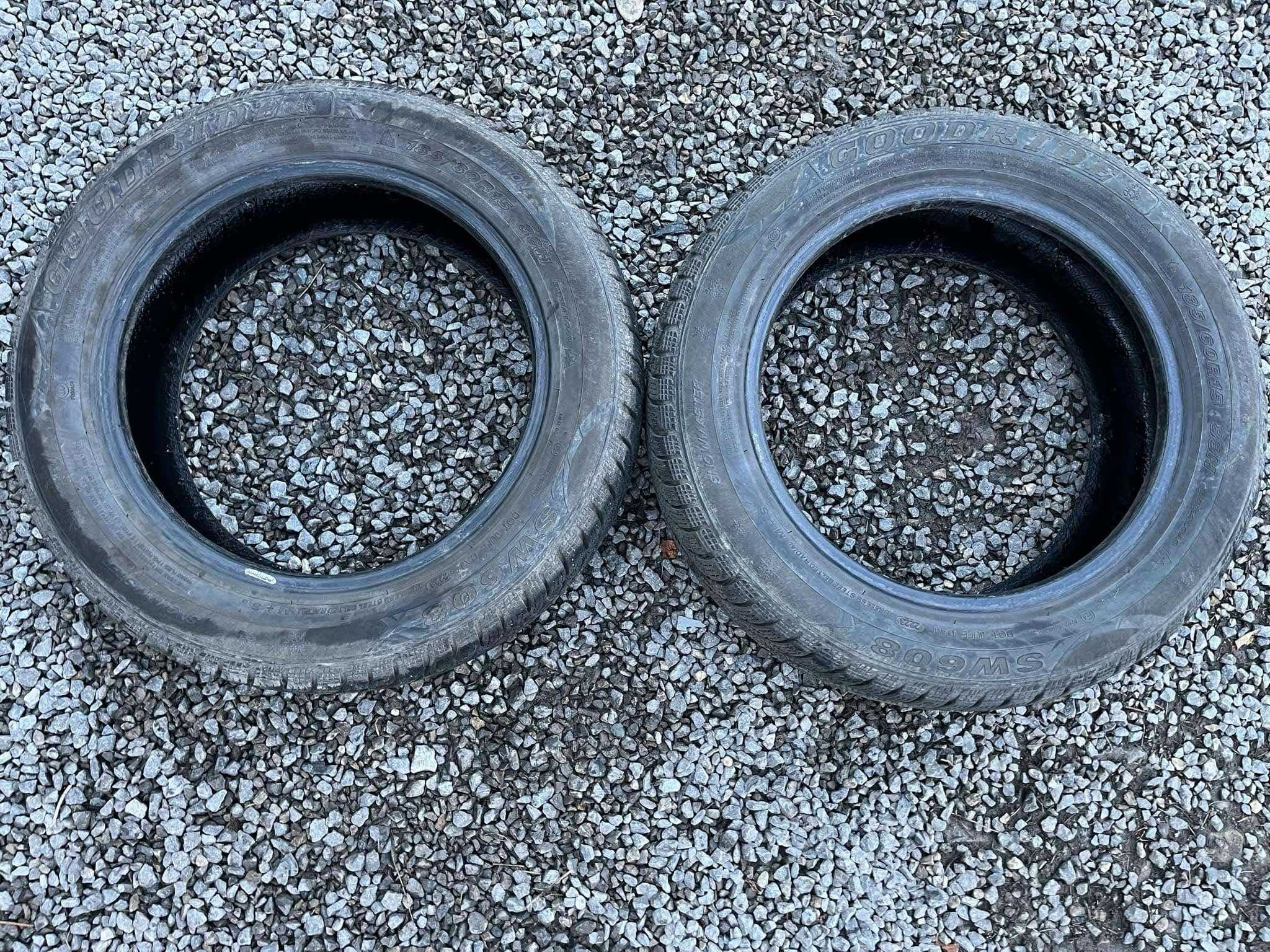 Opony 185/60R15 Goodride SW608 Zima 2sztuki 7,01mm bieżnika