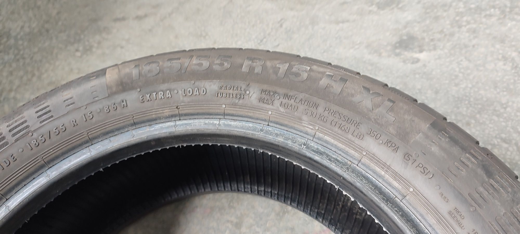 185/55R15 Continental ContiEcoContact 5 - 2 szt lato