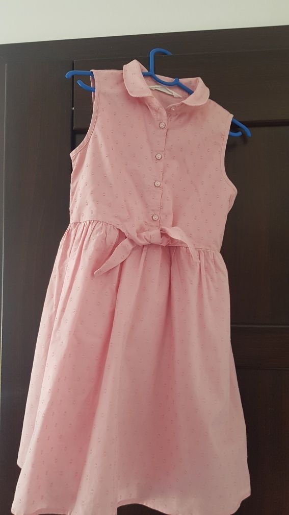 Sukienka różowa r. 128 H&M