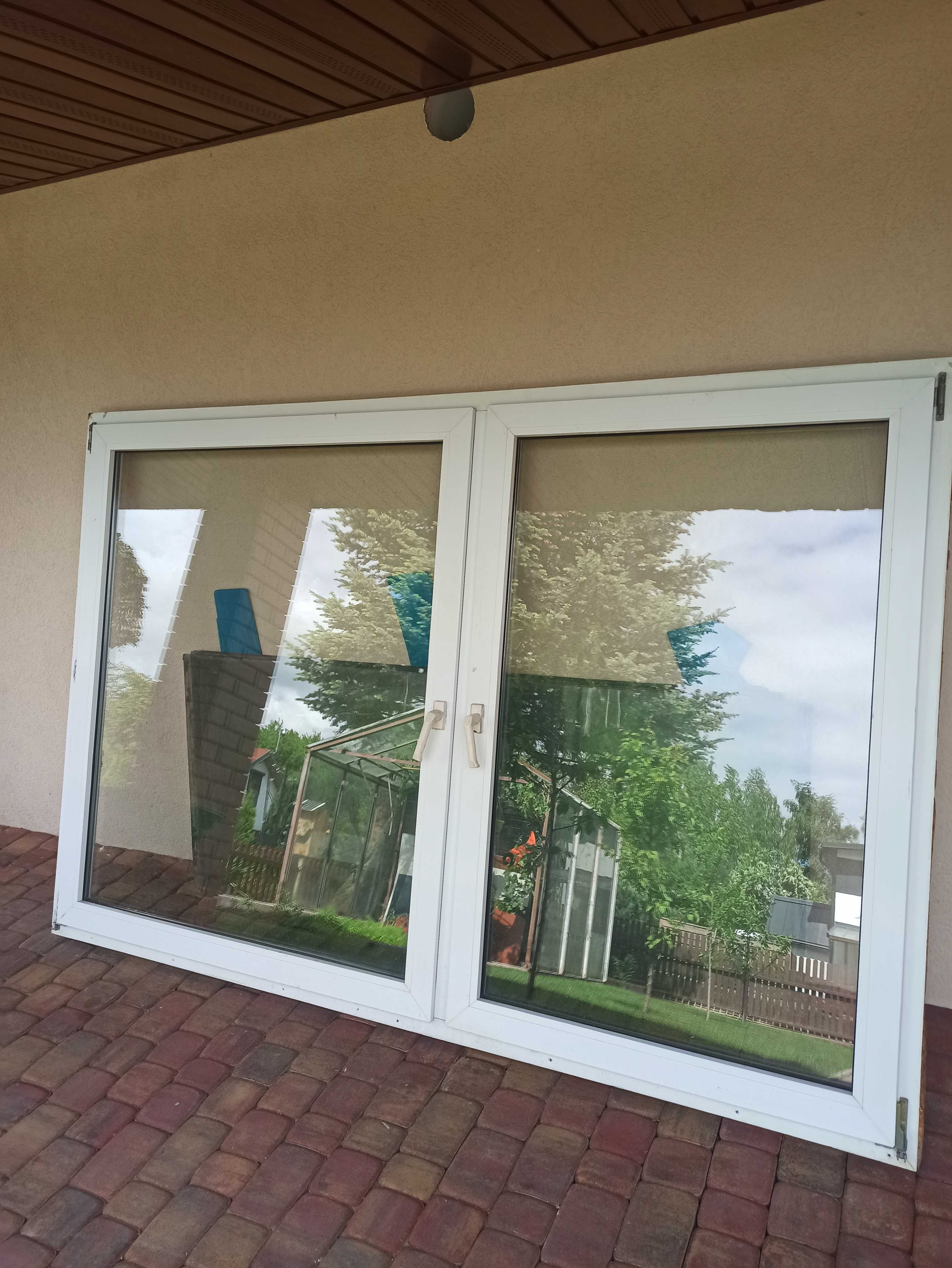 Okno PCV 231x154 dwuskrzydłowe