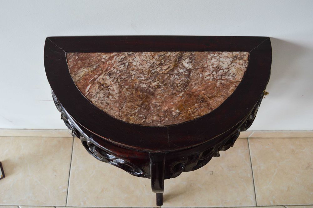 Mesa de parede em paú rosa