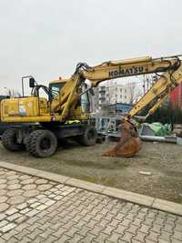 Komatsu PW160-es 7K  Maszyna gotowa do pracy. 3 Łyżki w cenie