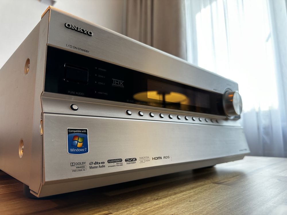 ONKYO Amplituner 7-kanałowy kina dom. TX-NR808+mikrofon do kalibracji