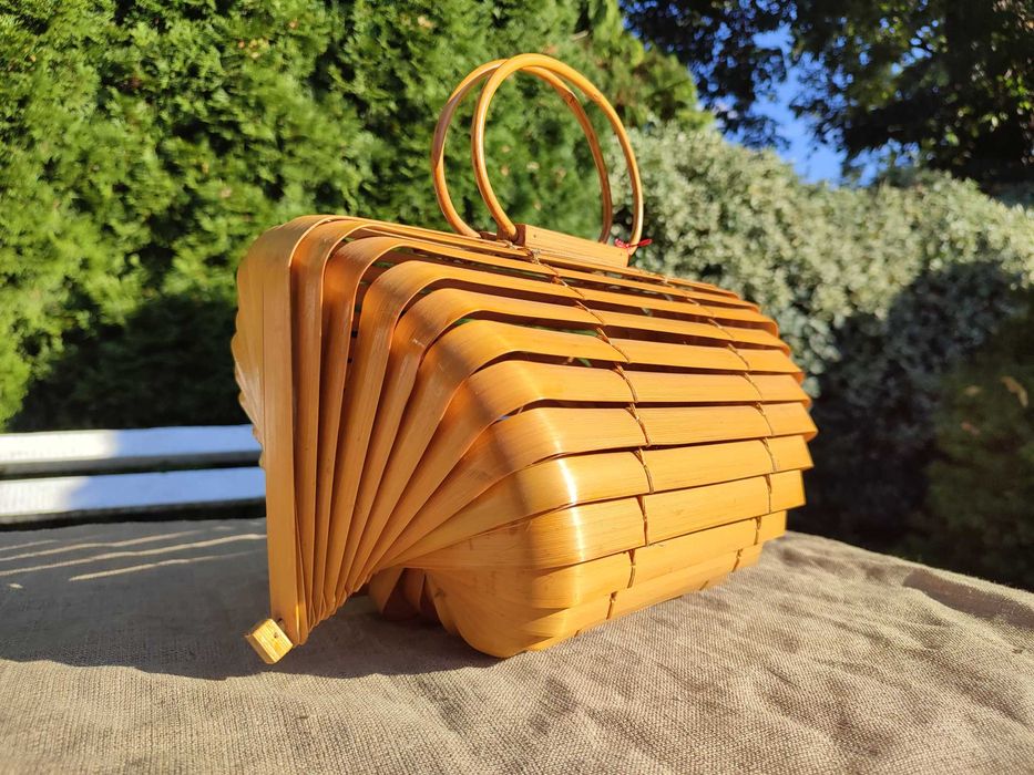 torebka walizka bambusowa concertina