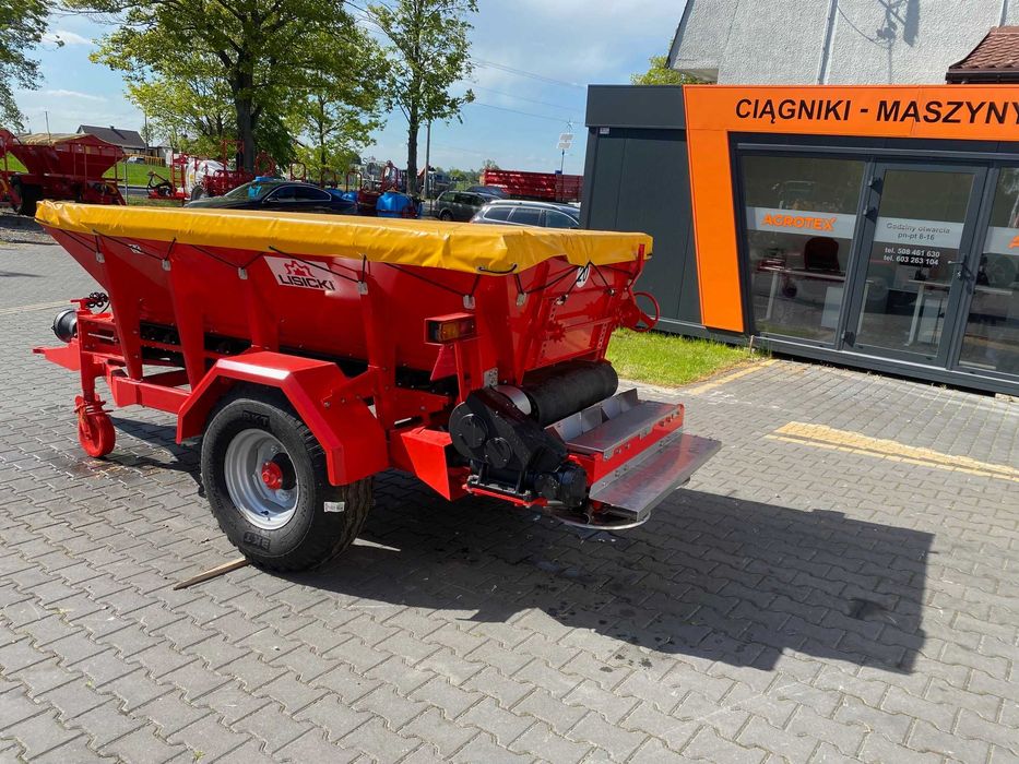 Rozsiewacz Nawozów Sypkich, Wapno, Nawóz. Taśmowy. 3T Lisicki Nowy!
