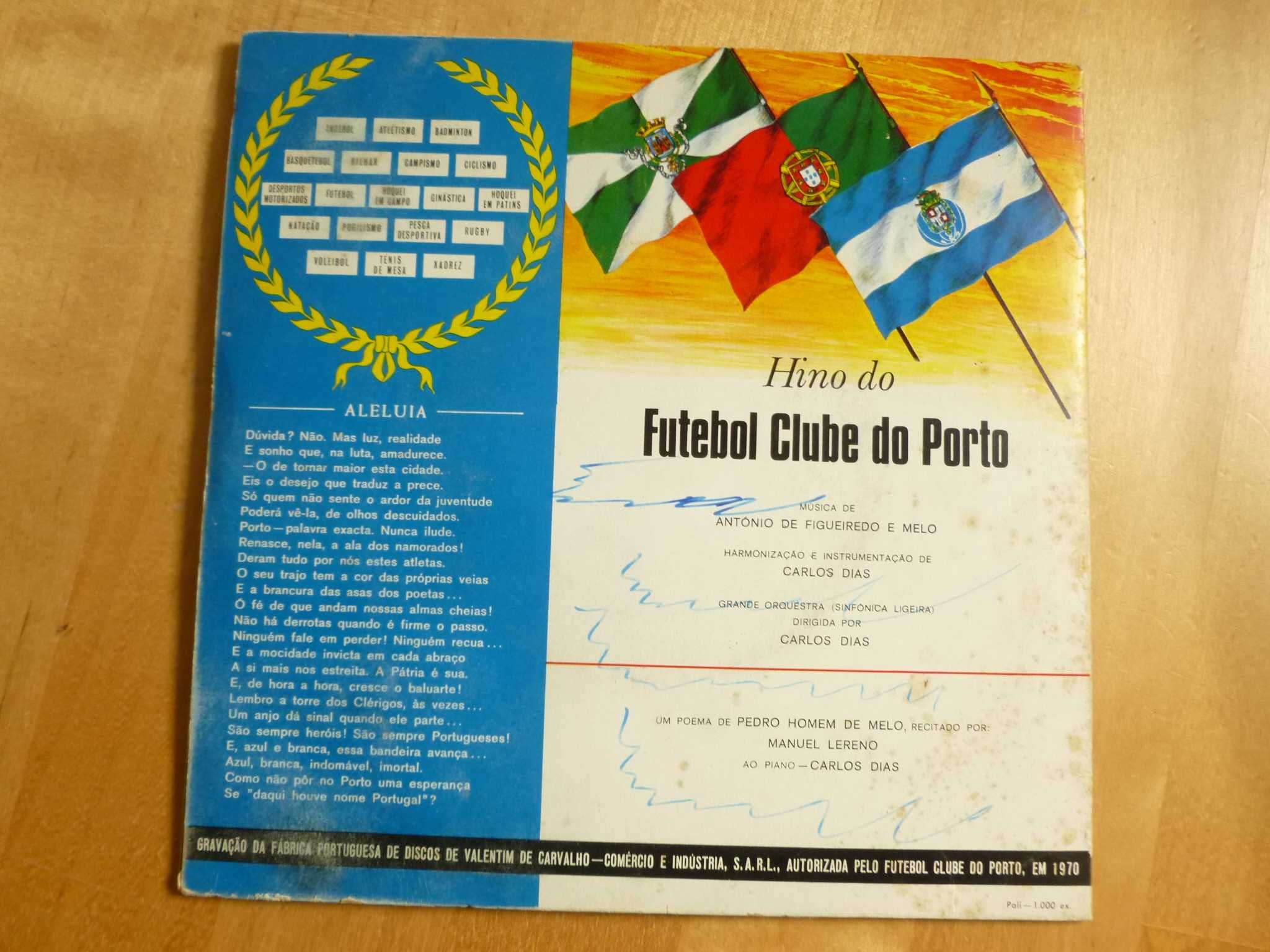 Hino do Futebol Clube do Porto -vinil - single