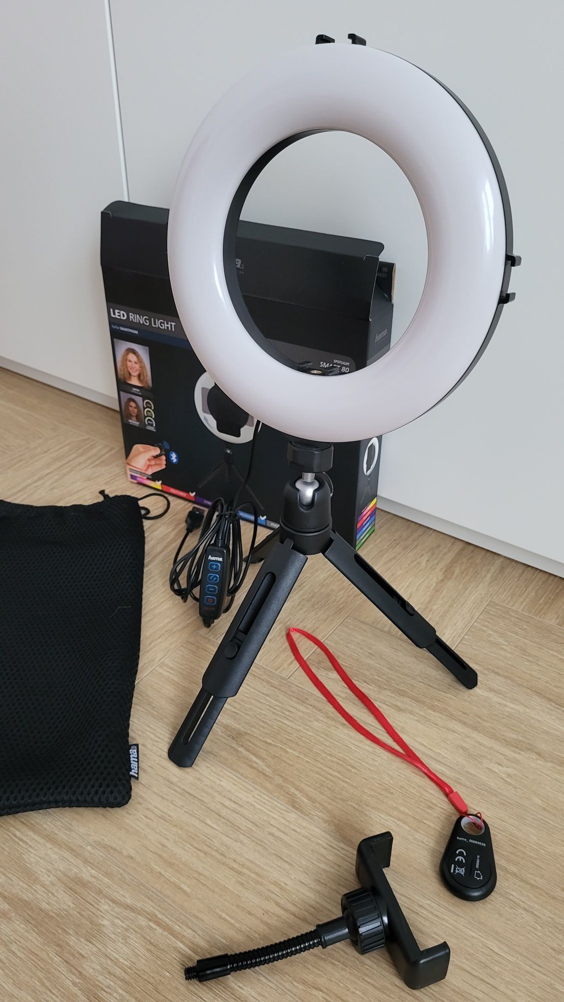 Штатив НАМА зі світлодіодним кільцем Ring Light Kit SpotLight Smart 80