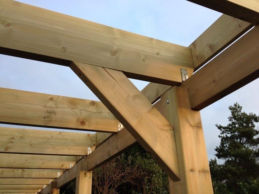 Wiata zadaszenie CARPORT SIDE II - 600x600 cm